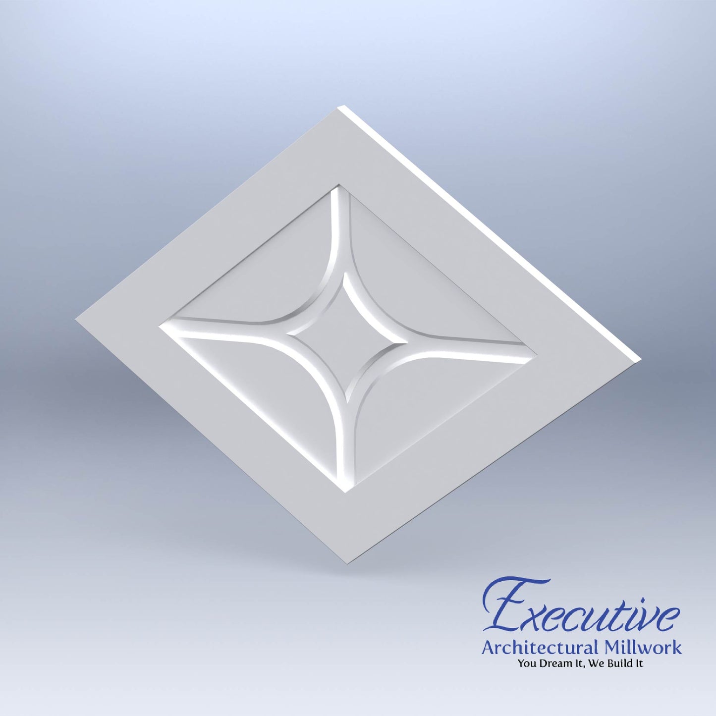 Diamond Star Faux Window Panel