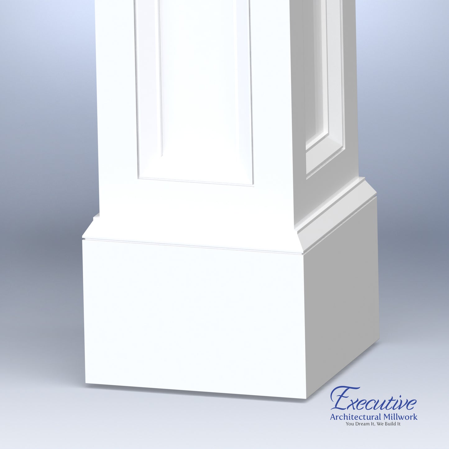 EAM Beveled Cap - Panel PVC Moulding