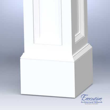 EAM Beveled Cap - Panel PVC Moulding