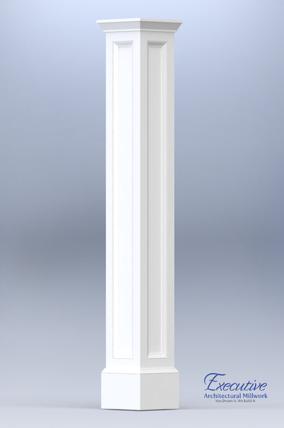 EAM Beveled Capital PVC Crown Moulding