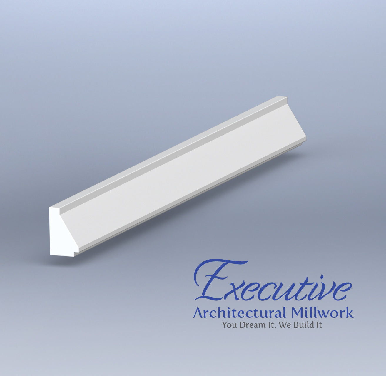 EAM Beveled Cap - Panel PVC Moulding