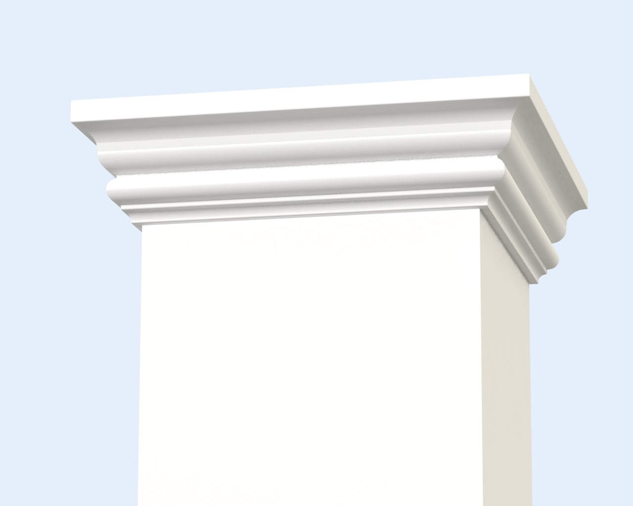 Versatex PVC Imperial Rake Crown Moulding