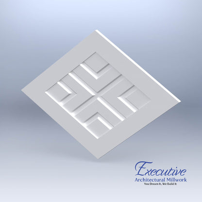 Diamond Chevron Faux Window Panel