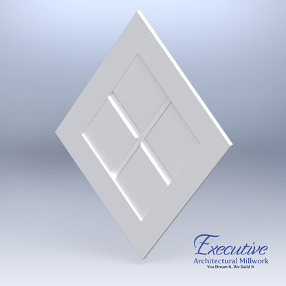 Diamond Faux Window Panel