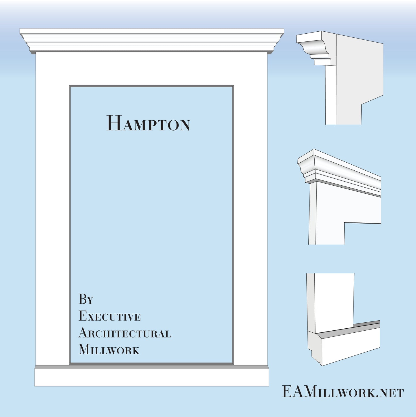 Versatex PVC Historic Sill Moulding
