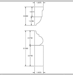 Tuscan PVC Capital and Base Moulding kit