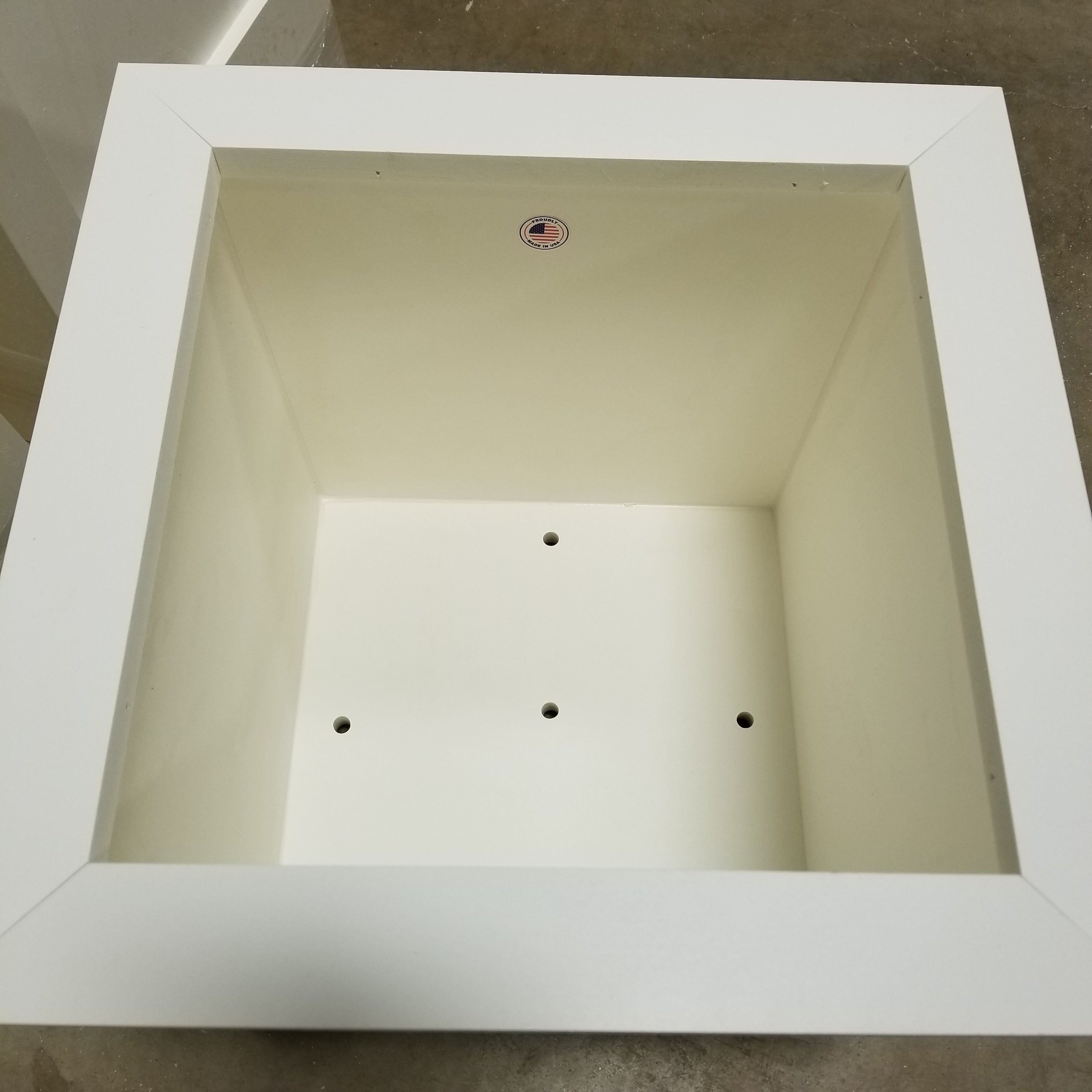 PVC Planter Box , Shiplap Panel, No rot flower boxes