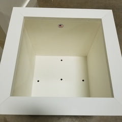 PVC Planter Box , Recessed Panel With Mouldings, No rot flower boxes