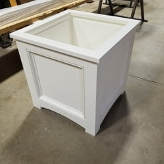 PVC Planter Box , Recessed Panel With Mouldings, No rot flower boxes